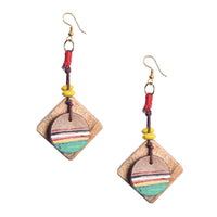 wooden earrings