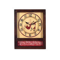 hand painted wall clock