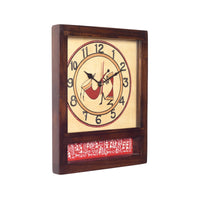 hand painted wall clock