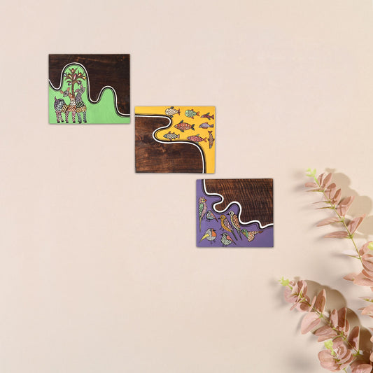 Glimpse Of Forest Wall Decor Panels (Set Of 3)