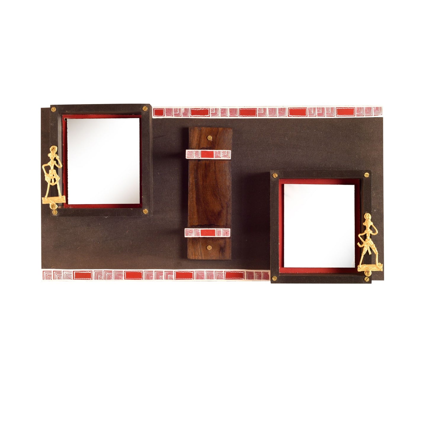 Dhokra Twins Wall Decor Accent Panel