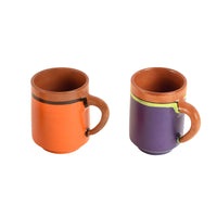 Chirpings Birds Terracotta Mugs Set of