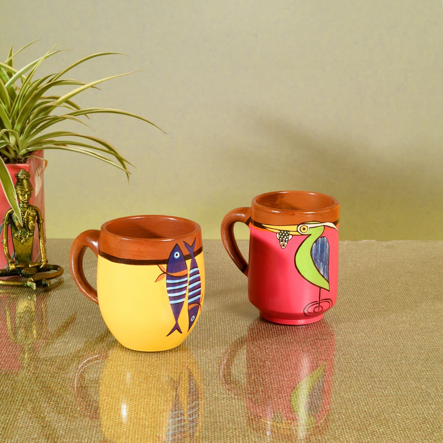 Terracotta Mug Set 