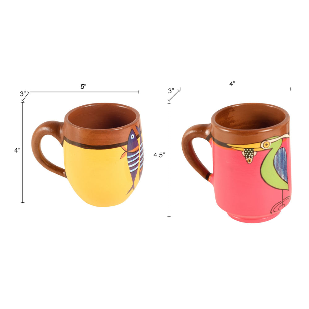 Terracotta Mug Set 