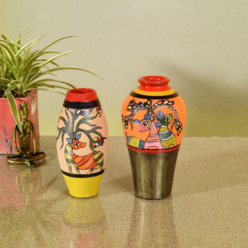 terracotta vases