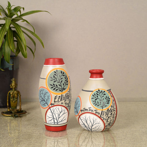 terracotta vases