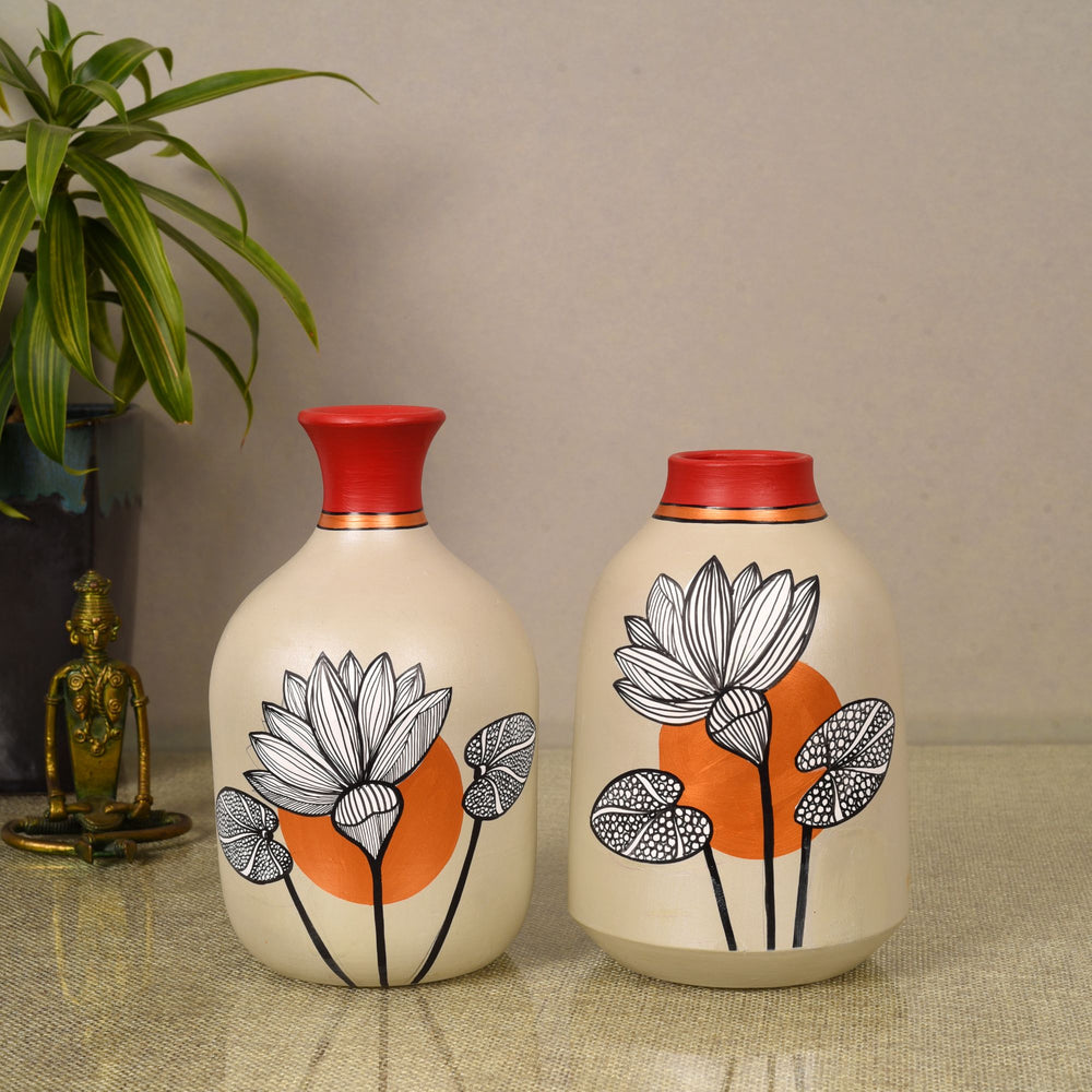 terracotta vases