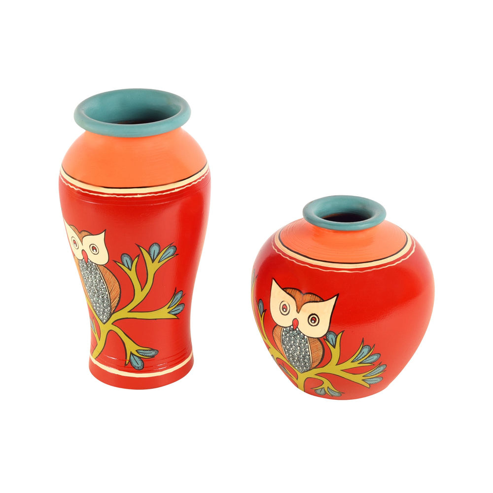 terracotta vases