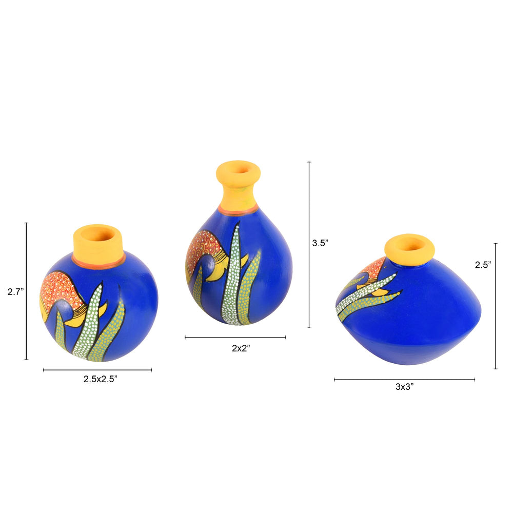 terracotta vases