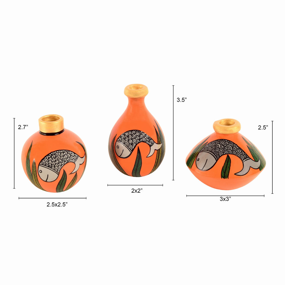 terracotta vases