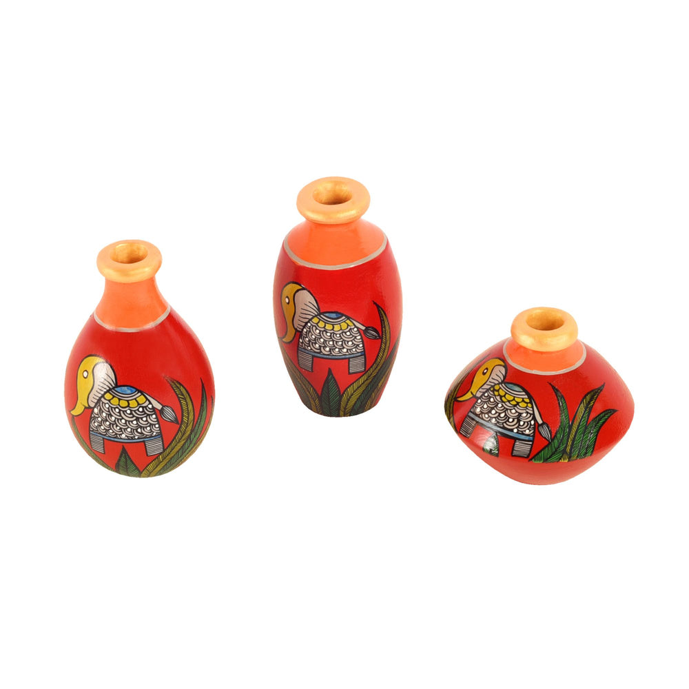 terracotta vases