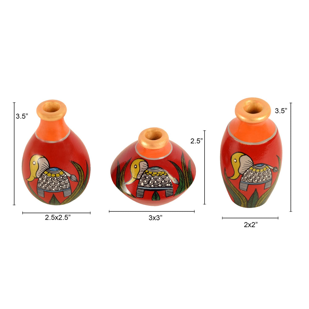 terracotta vases