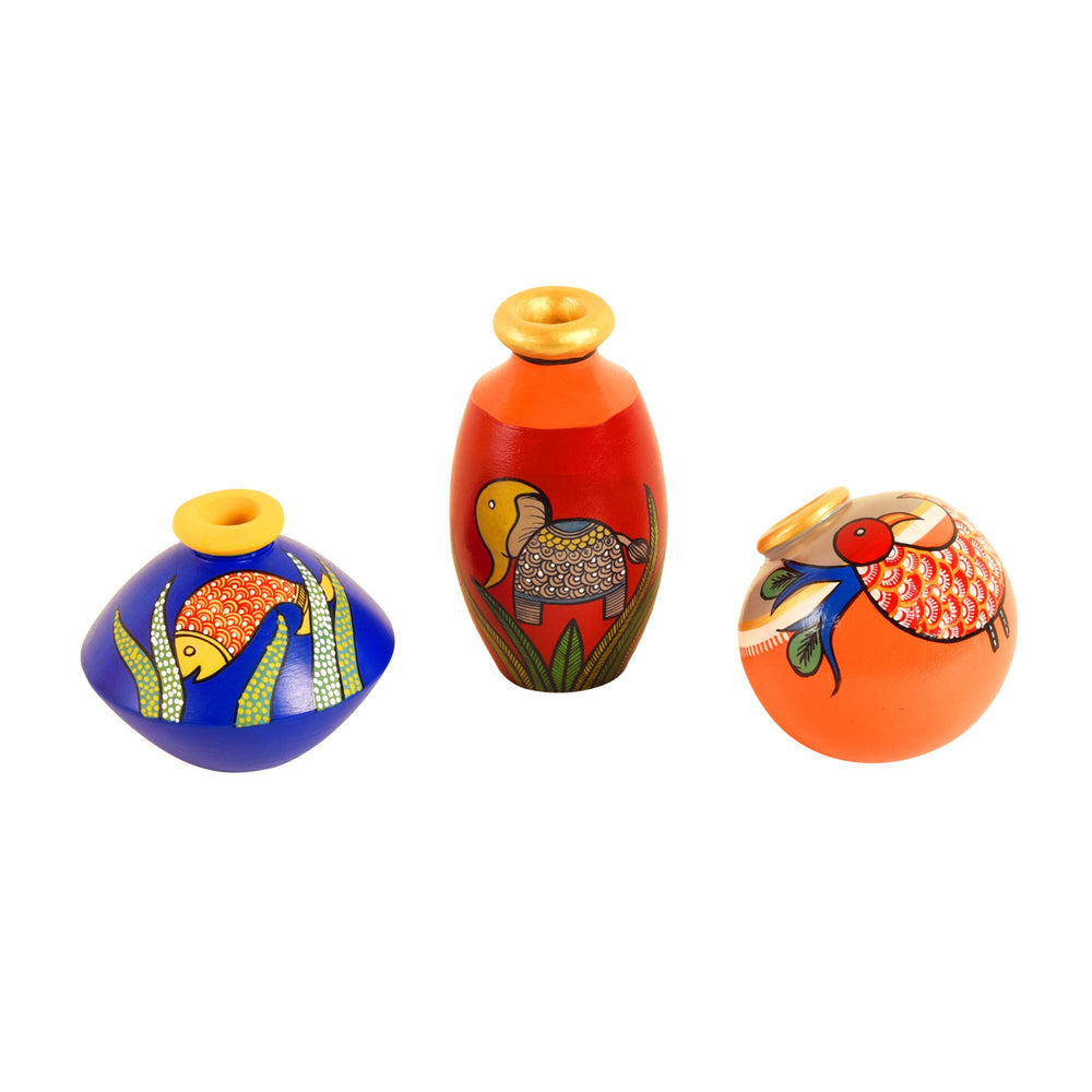 terracotta vases