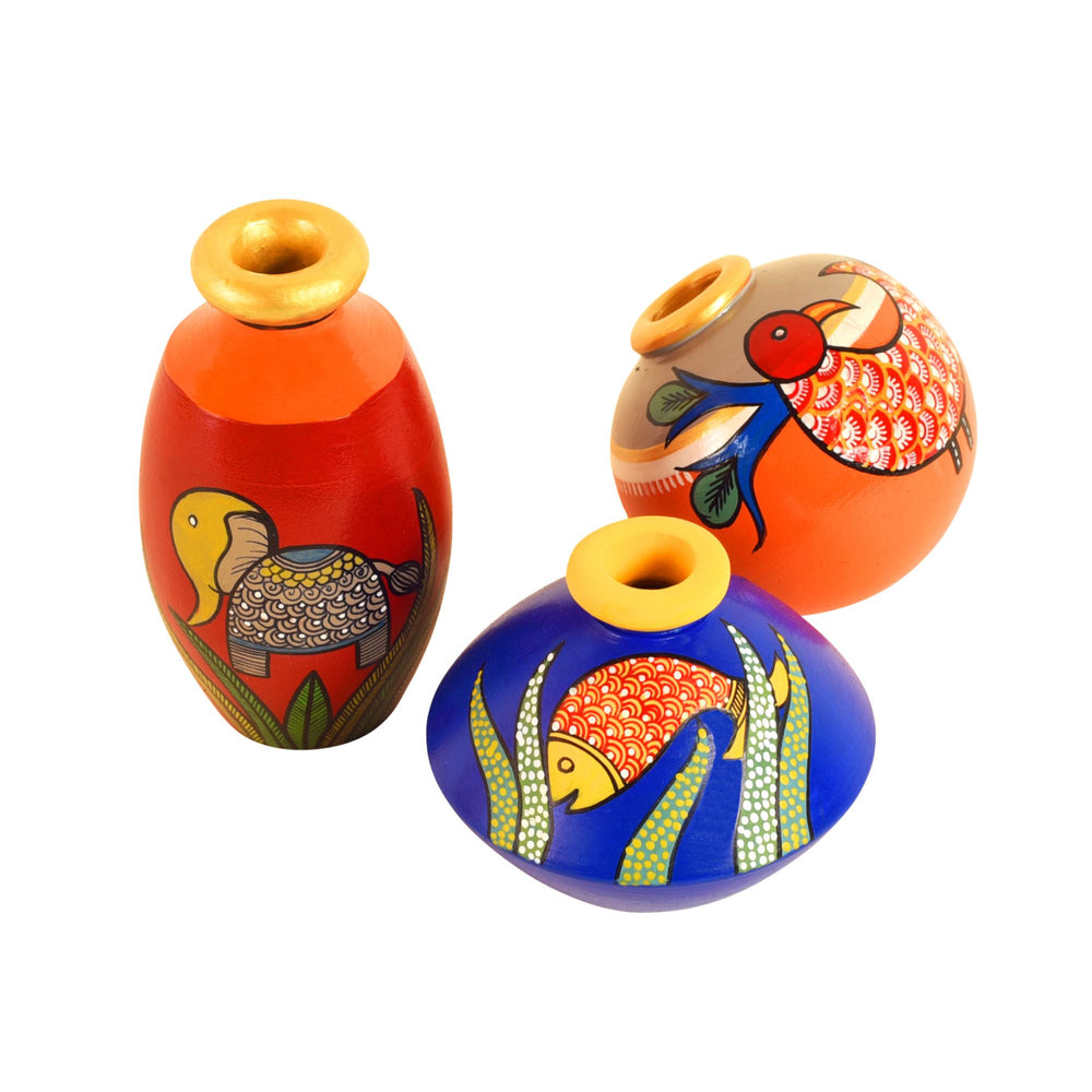 terracotta vases