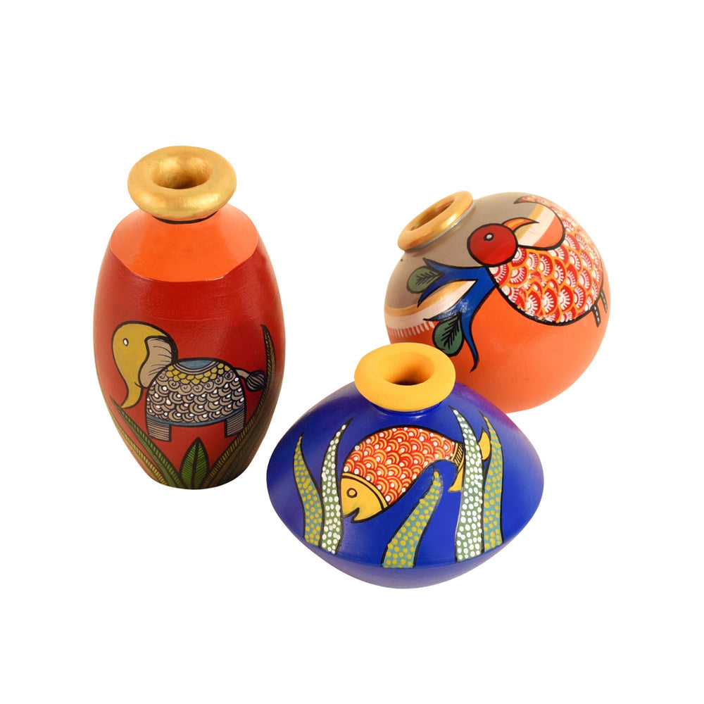 terracotta vases