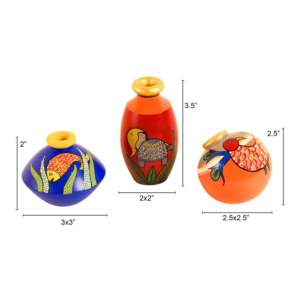 terracotta vases