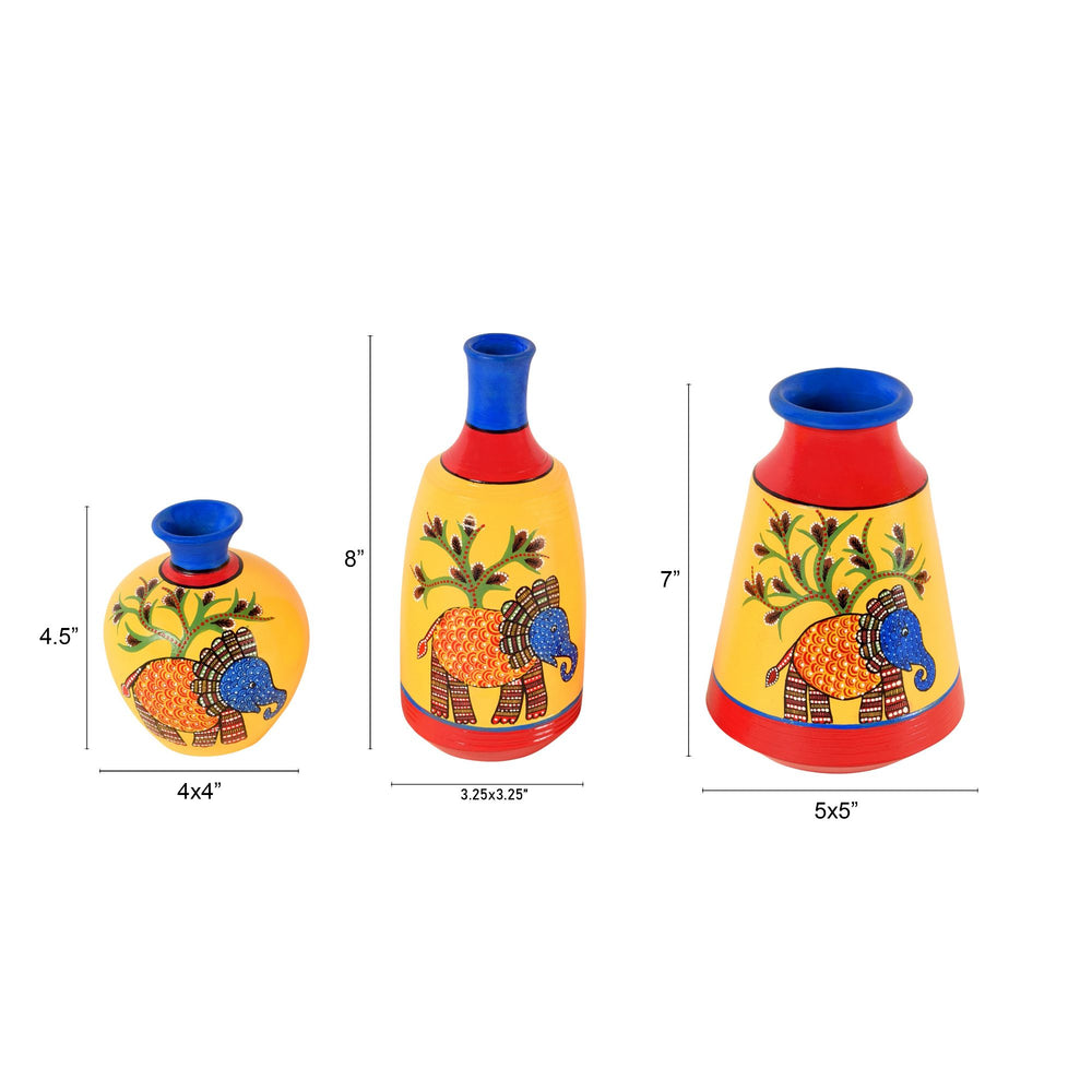 terracotta vases