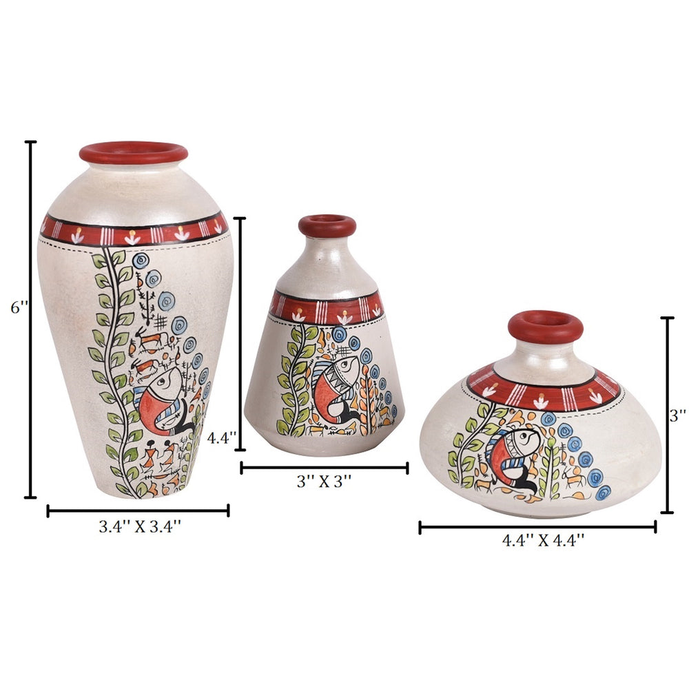 madhubani vases