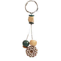 wooden keyring 