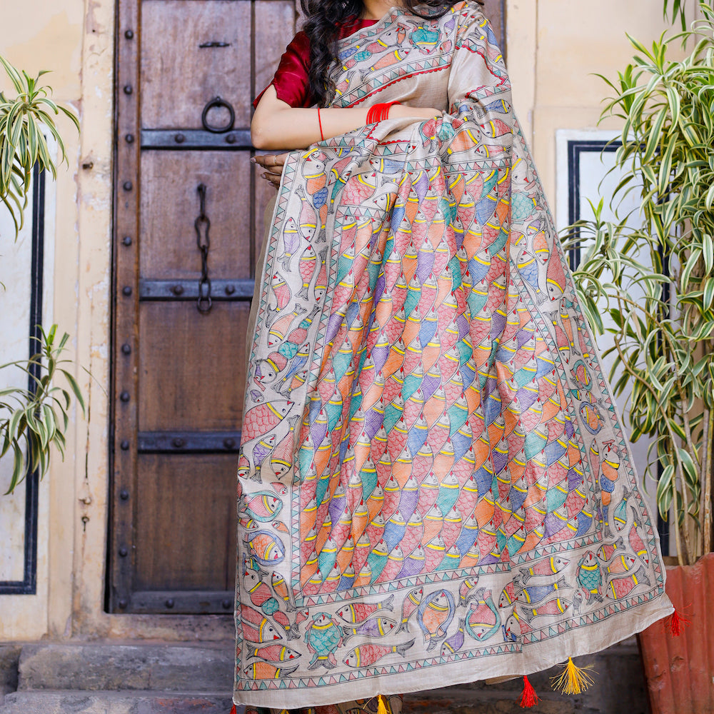 Madhubani Saree