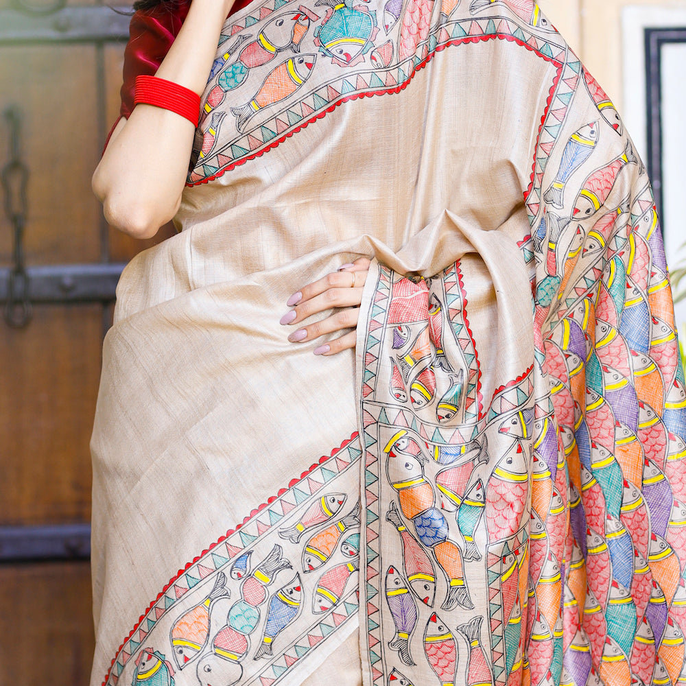 Madhubani Saree