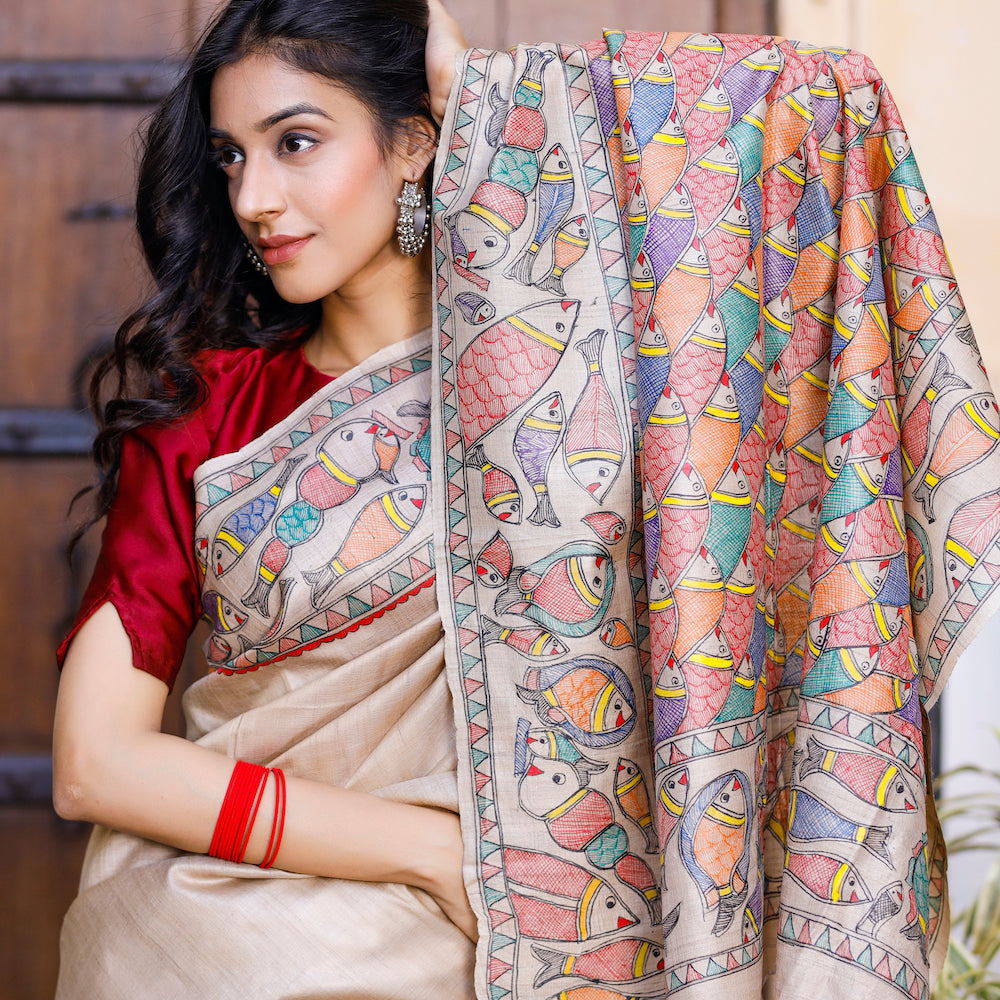 Madhubani Saree