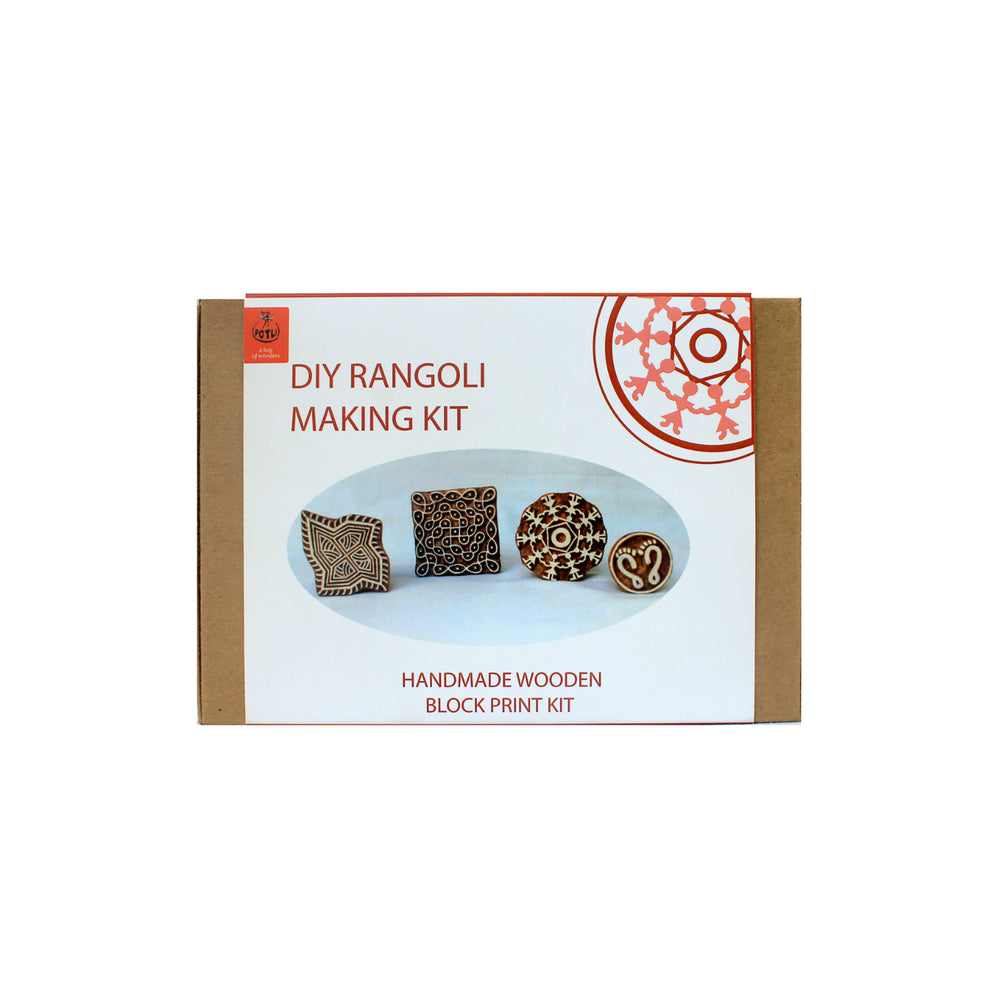 Wooden Rangoli Making kit