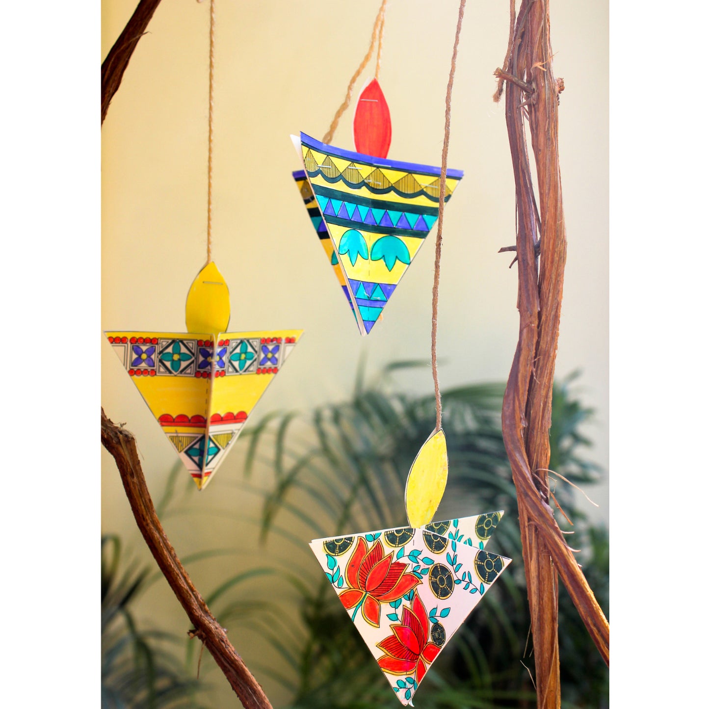 DIY Paper Diya making kit with Madhubani