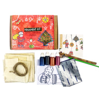 christmas colouring kit