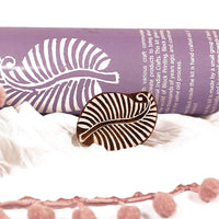 DIY Block print your own Dupatta kit Lavender leaf
 
