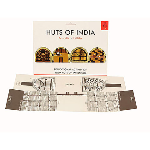 Colouring kit HUTS OF INDIA - Toda Huts of Tamil Nadu