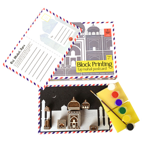 Block Printing Craft kit Monuments of India