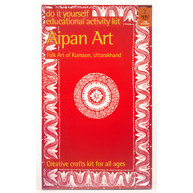 DIY Colouring Folk Art kit Aipan Painting