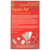 DIY Colouring Folk Art kit Aipan Painting
 
