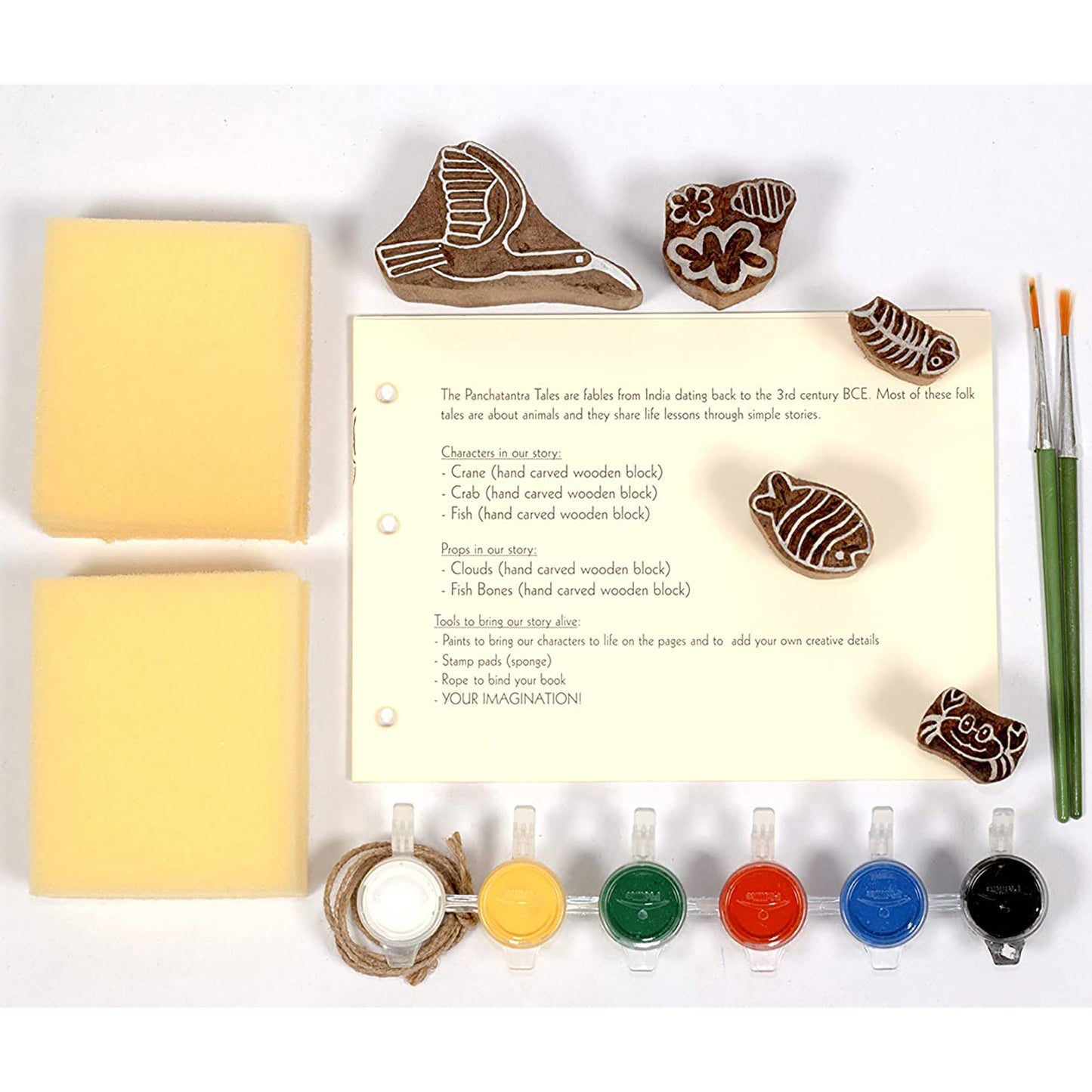 wooden block printing kit