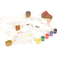 wooden block printing kit