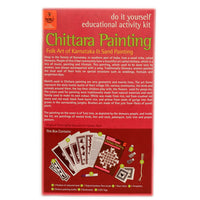 DIY Colouring Folk Art kit Chittara Painting