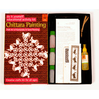 DIY Colouring Folk Art kit Chittara Painting