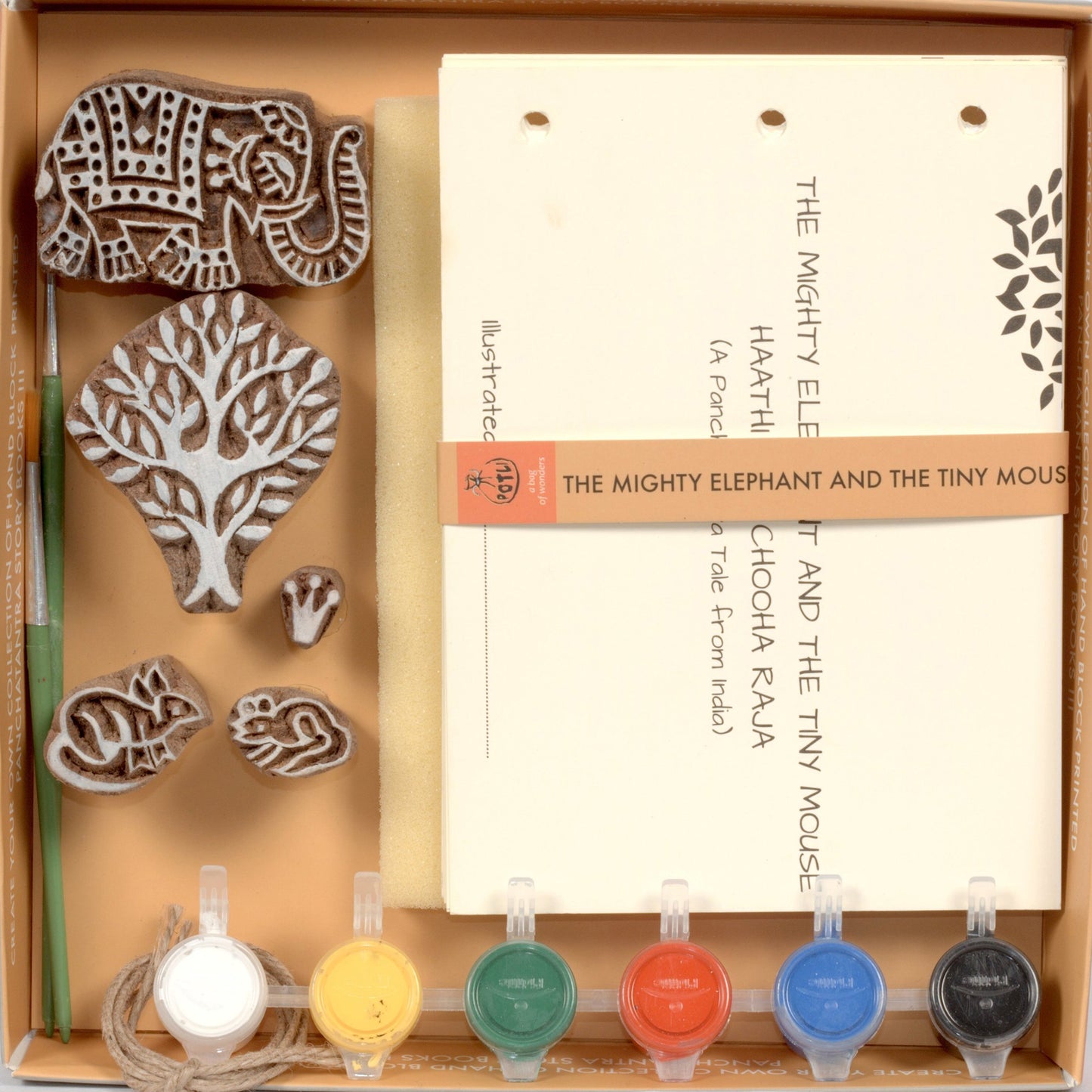 wooden block printing kit 