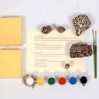 wooden block printing kit 