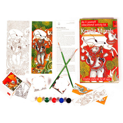 DIY Colouring Folk Art kit Kerala Mural Painting