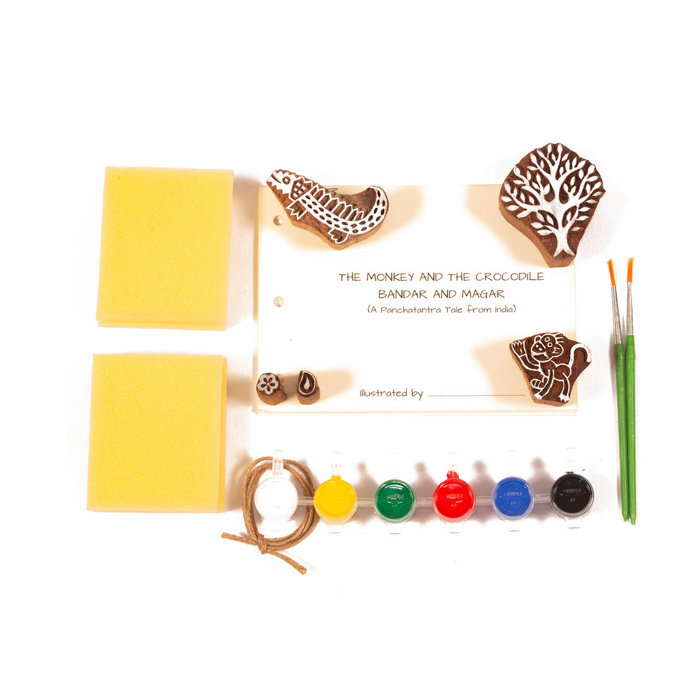 wooden block printing kit 