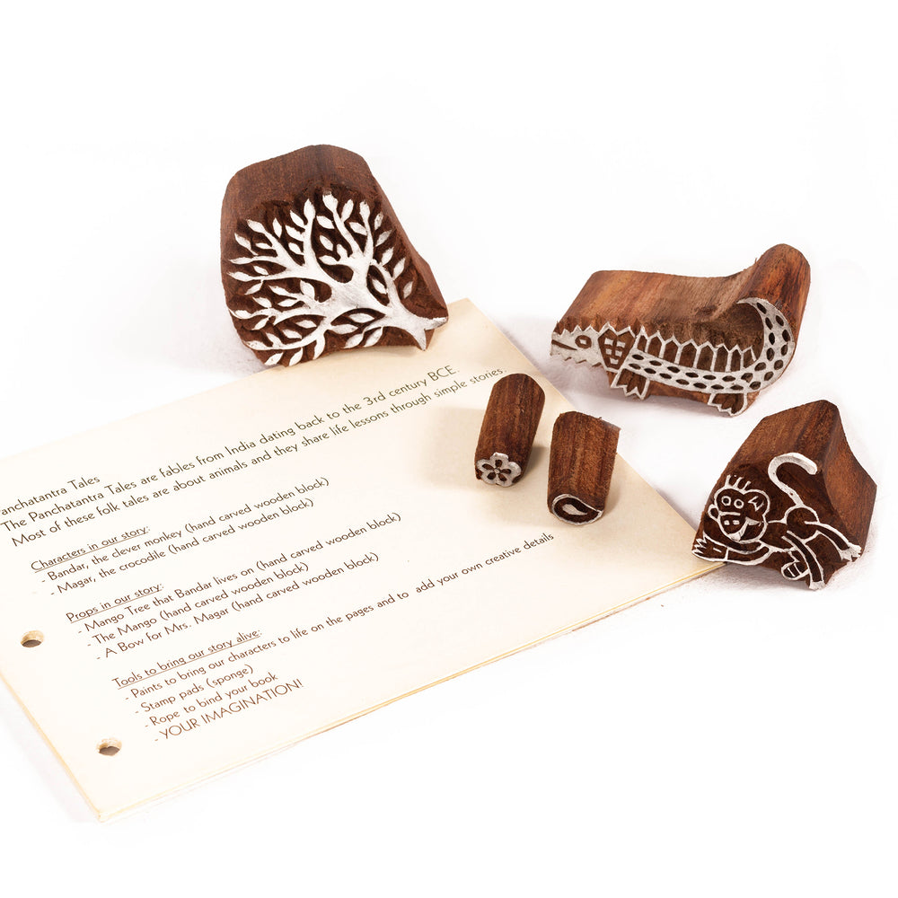 wooden block printing kit 