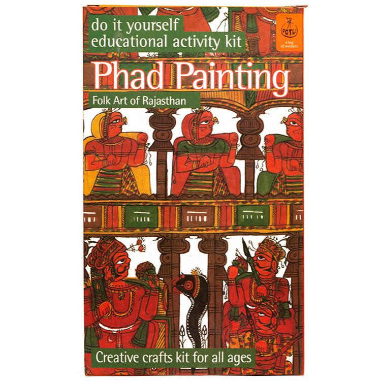 DIY Colouring Folk Art kit Phad Painting