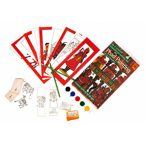 DIY Colouring Folk Art kit Phad Painting