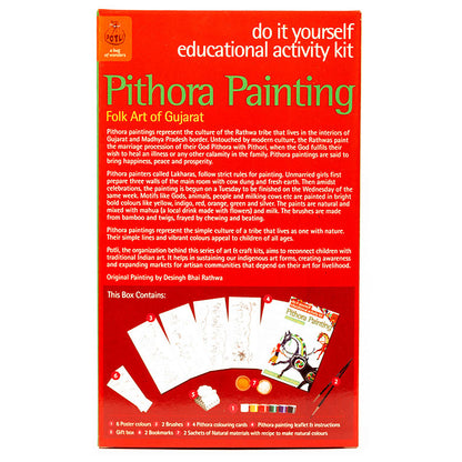 DIY Colouring Folk Art kit Pithora Painting