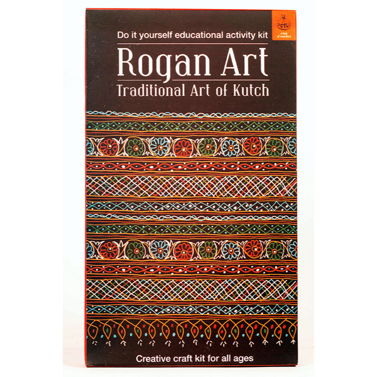 DIY Colouring Folk Art kit Rogan Painting
