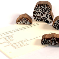 DIY Wooden Block Printing Craft kit Print your own Panchtantra Story book Turtle & hare