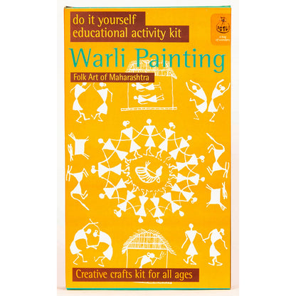 DIY Colouring Folk Art kit Warli Painting