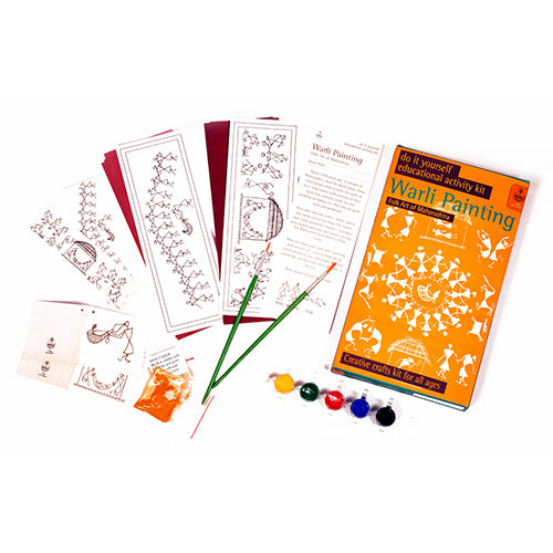 DIY Colouring Folk Art kit Warli Painting